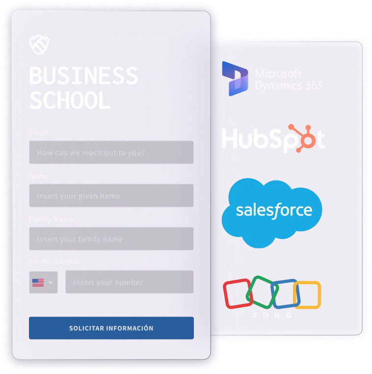 Form Builder de Griddo — campos condicionales e integración CRM